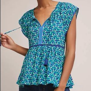 Treme Tassel‎ Blouse (Anthropologie) - EUC